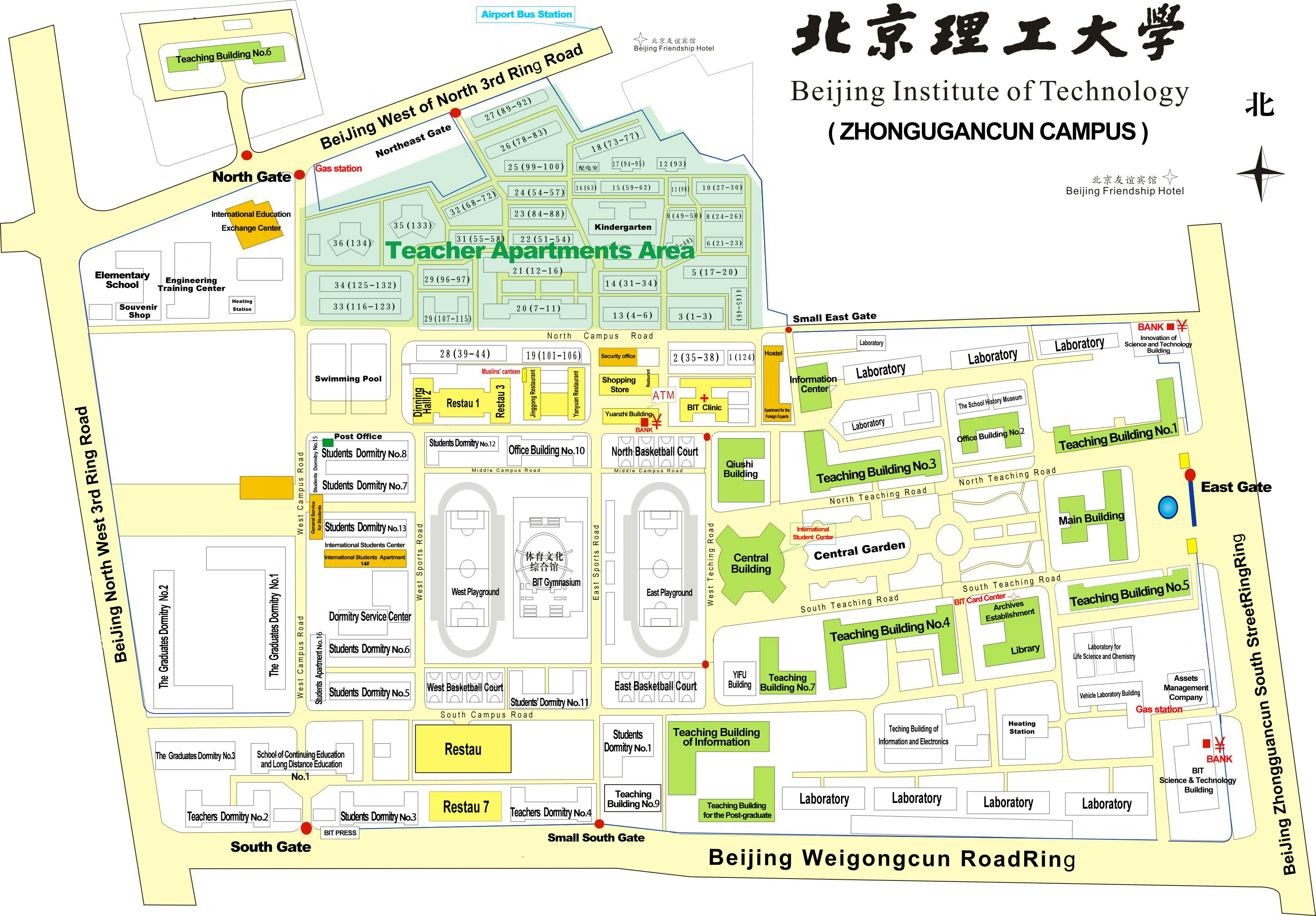 Beijing Institute of Technology Campus Ichnography 1