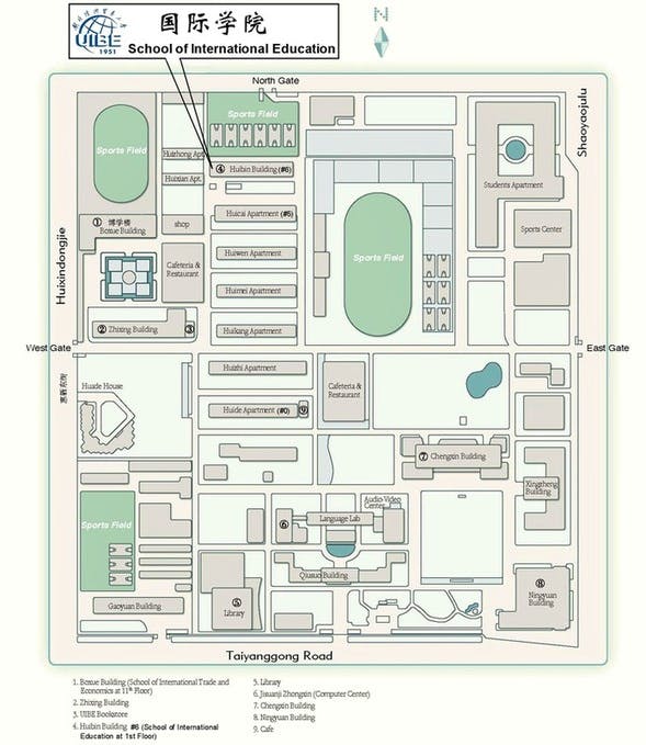 University of International Business and Economics Map