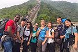 ruc students-chinese great wall