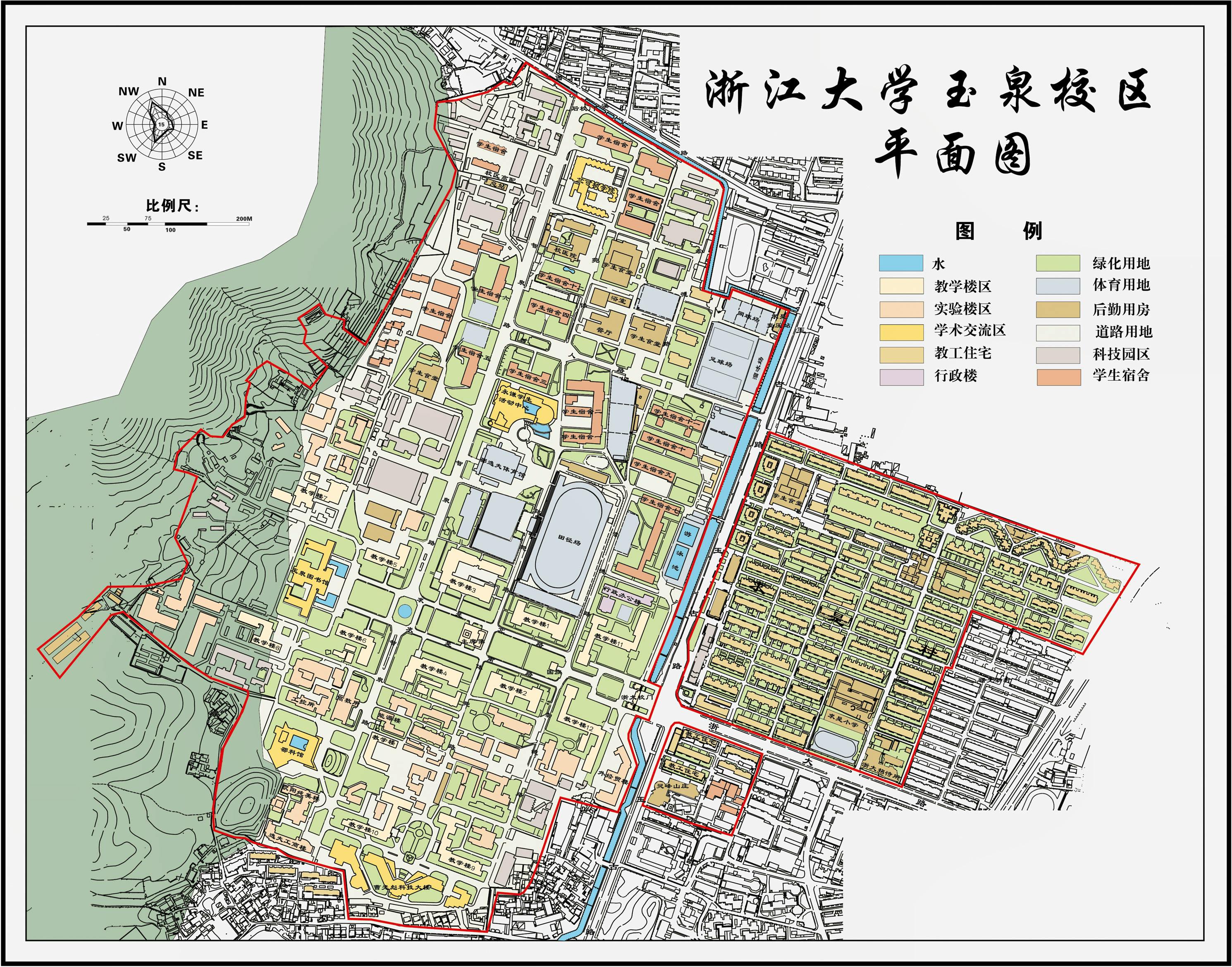 ZJU-Yuquan-Campus-Map