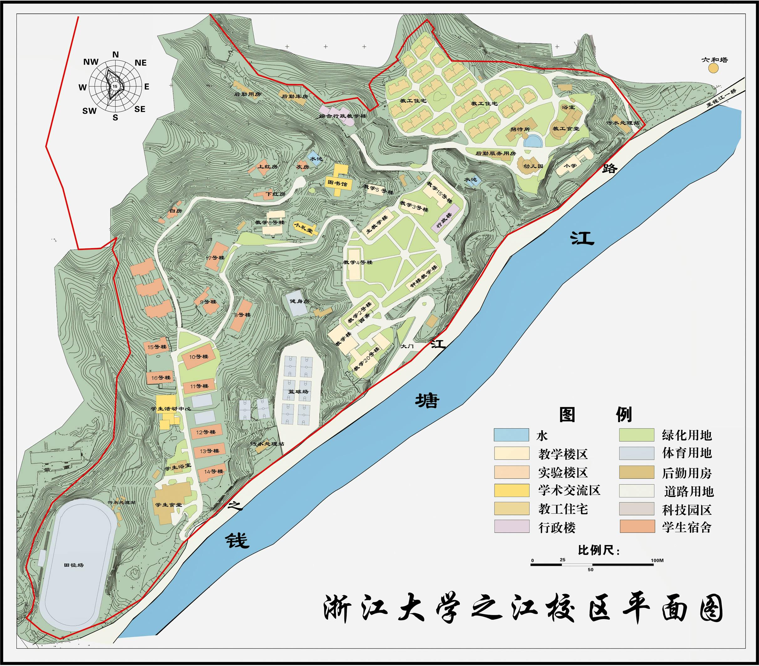 Zhijiang Campus Map