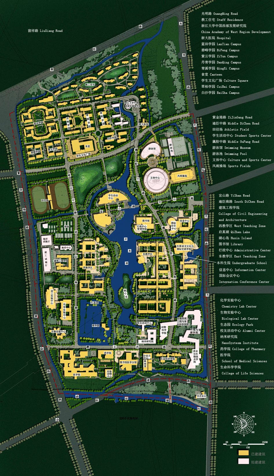 Zhejiang University Zijingang Campus Map
