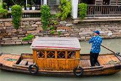 Suzhou canal boat