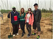 cufe tree planting international students