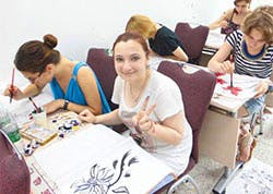 seu summer camp chinese painting class