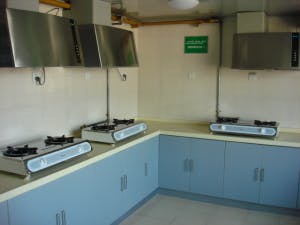 Shared Kitchen at Building 3 Accommodation