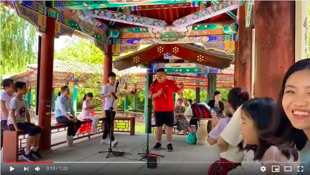 A Chinese rap battle in Beijing