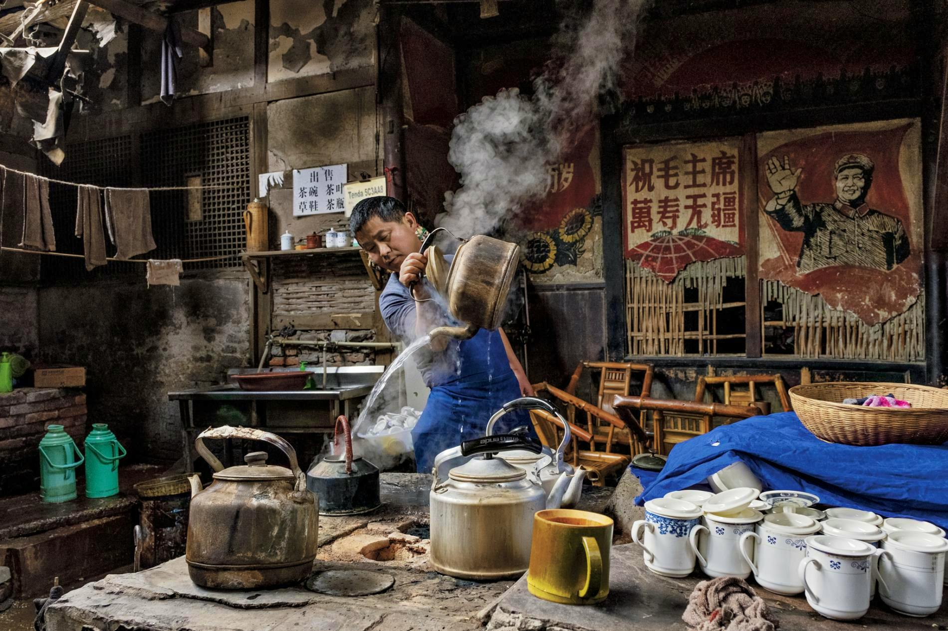 A Man in Sichuan Makes Tea- Fun facts about Chinese food