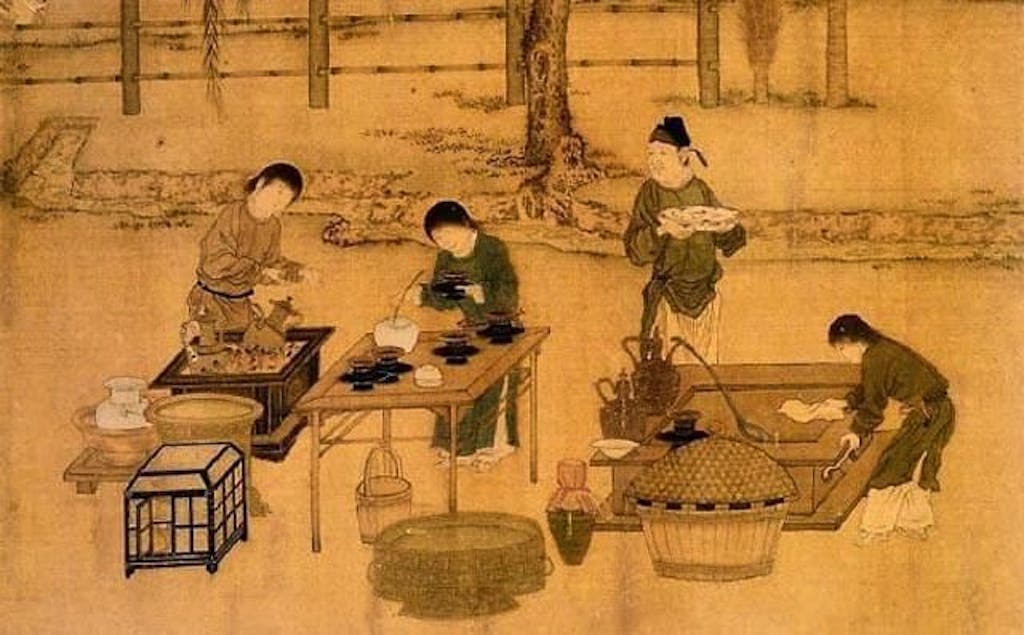 Tea resin was invented in ancient China during the 10th century and ha